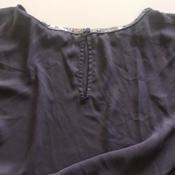 TORRID- Gray sequin blouse-3 - Picture 7 of 7